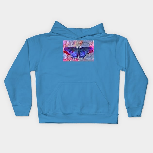 Butterfly Lullaby Kids Hoodie by JeanGregoryEvans1